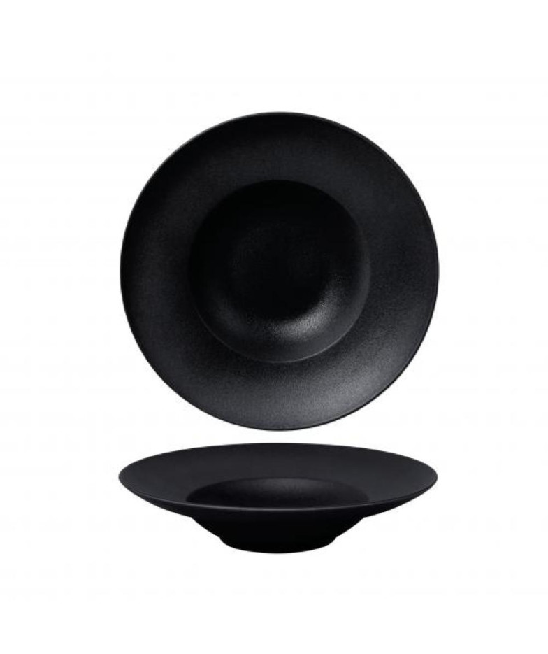 FINE PLUS SATIN DZIĻAIS ТАРЕЛКА  27CM, MELNS, PORCELĀNS, Leela Baralee