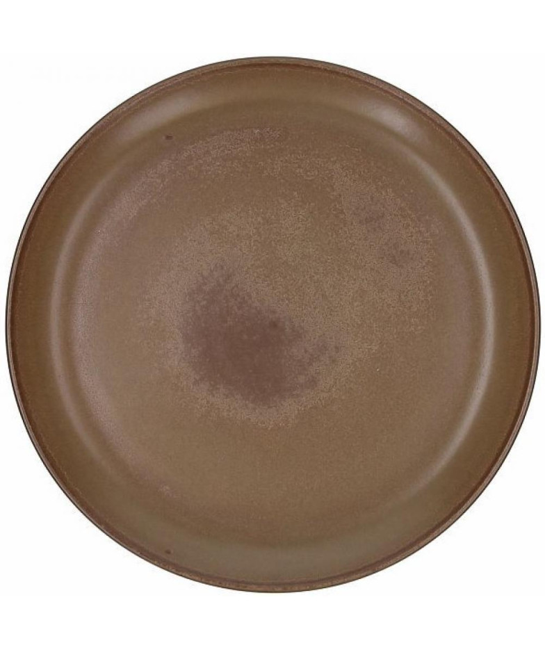 TERRACOTTA BROWN ДЕСЕРТНАЯ  ТАРЕЛКА  21CM, PORCELĀNS, Tognana