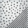 NAPKINS  33X33CM DOTS AND STRIPES, Paw Decor Collection