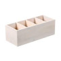 PIEDERUMU STAND   -ORGANIZATORS 35x12x14CM, BEICĒTI WHITE , BAMBUSS, FSC, Kesper