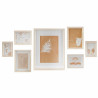 Seinapealsed fotoraamid DKD Home Decor 32,5 x 1,5 x 45 cm Kristall Naturaalne Pruun Kaasaegne Puit MDF,,,