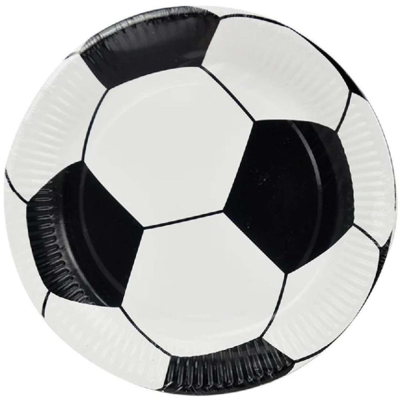 SOCCER BALL БУМАГА  ТАРЕЛКИ  18CM 8GB, 0.091KG/IEP, Paw Decor Collection