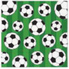 [E] NAPKINS  33X33CM SOCCER BALL, Paw Decor Collection