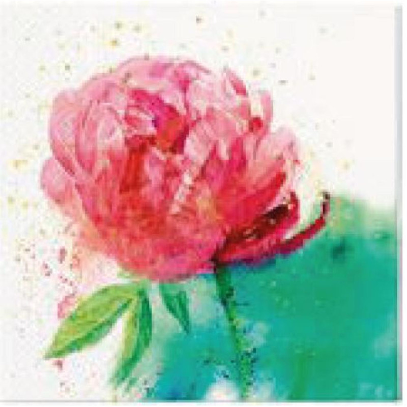 САЛФЕТКИ  33X33CM PEONY WATERCOLOR, Paw Decor Collection
