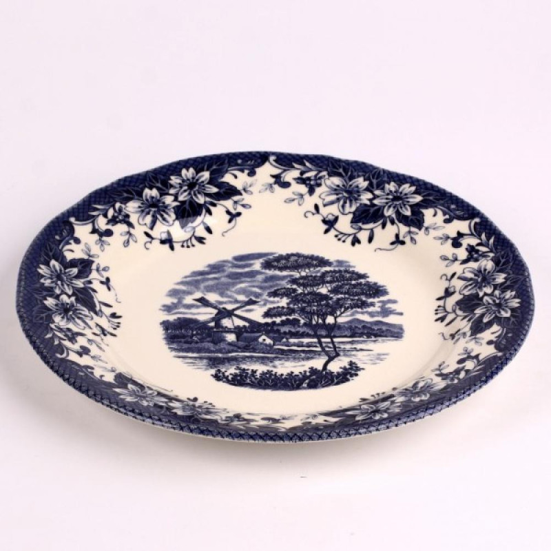 WINDMILL BLUE DESSERT  PLATE  20.7 CM, Claytan