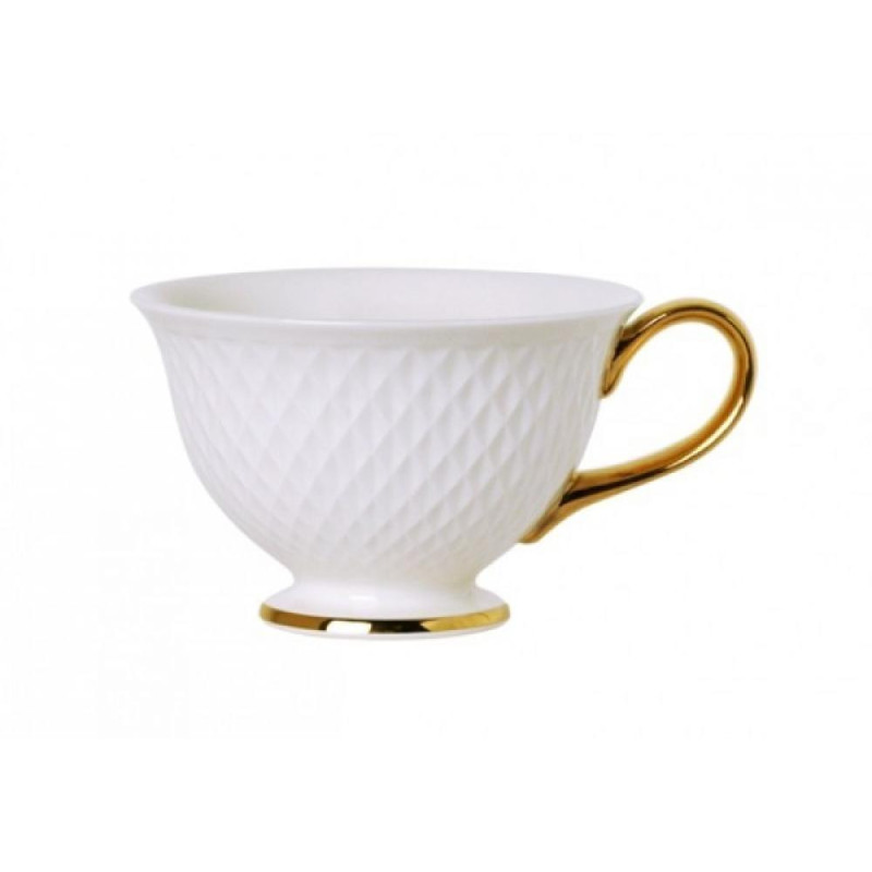 E CLAT GOLD ЧАЙНАЯ  чашка  AR APAKŠTASI 230ML, Quality Ceramic