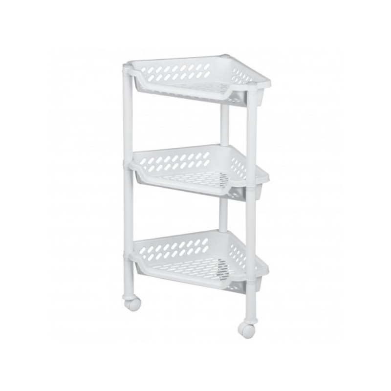 Krepšeliai plast. 3 aukštų ar ratukais 39*26*68cm