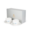 Set of cups and saucers Lyon 2 pcs. / 220 ml (porcelain)