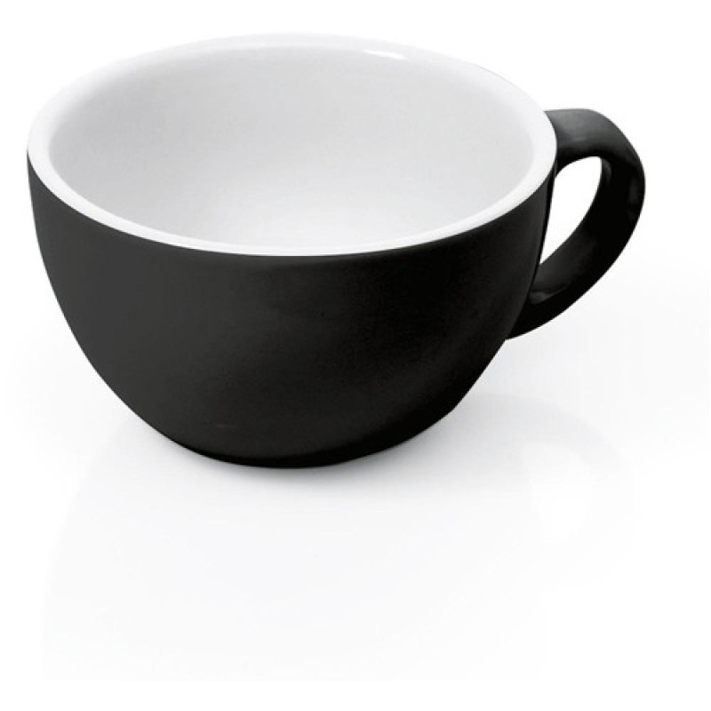 ITALIA TASE KRŪZE 200ML, MELNA, PORCELĀNS, WAS