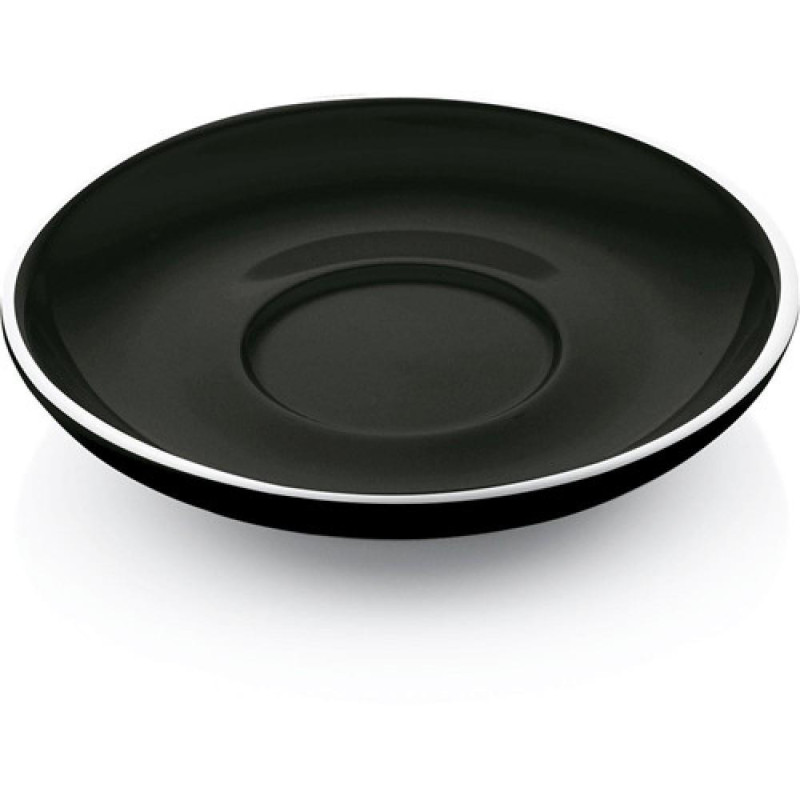 ITALIA APAKŠCup  15.5CM, black , PORCELĀNS, WAS
