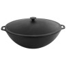 BRIZOLL WOK СКОВОРОДА  AR КРЫШКОЙ  D36CM, 8L, ČUGUNS, ДЛЯ ИНДУКЦИИ , BRIZOLL