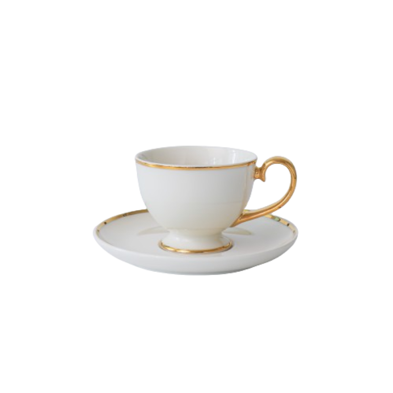 PRIMA GOLD Cup  UZ LEG  90ML, AR APAKŠTASI 12.5CM, Quality Ceramic