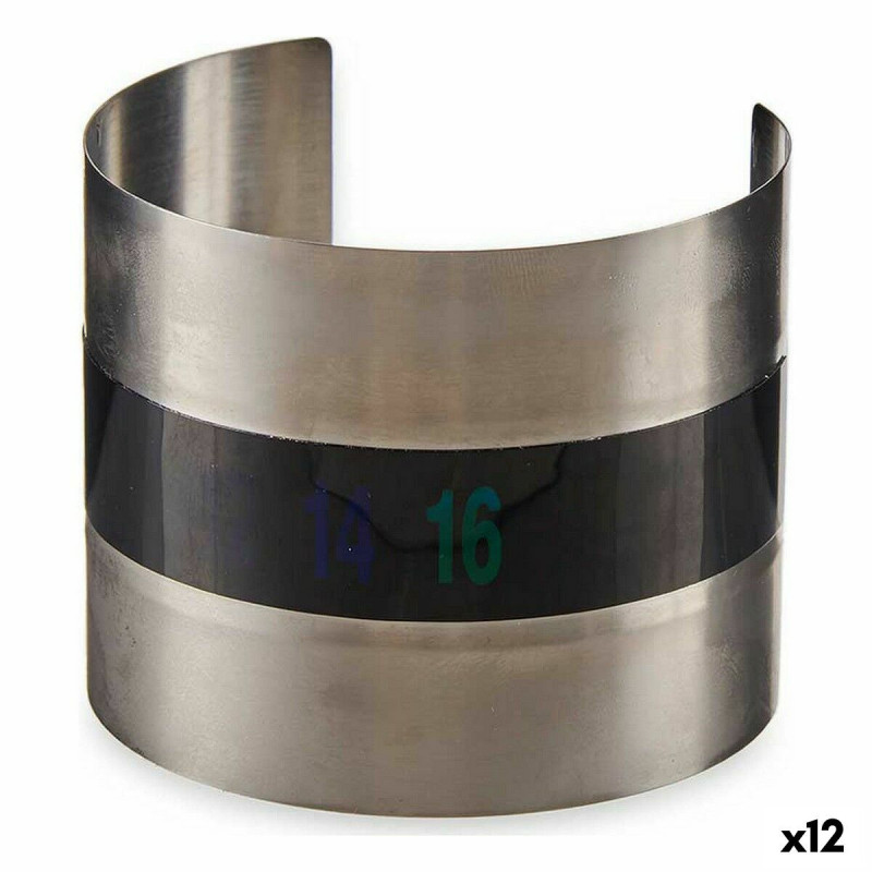 Veini Termomeeter Kinvara 202230108 Must Hõbedane Roostevaba teras (12 Ühikut)