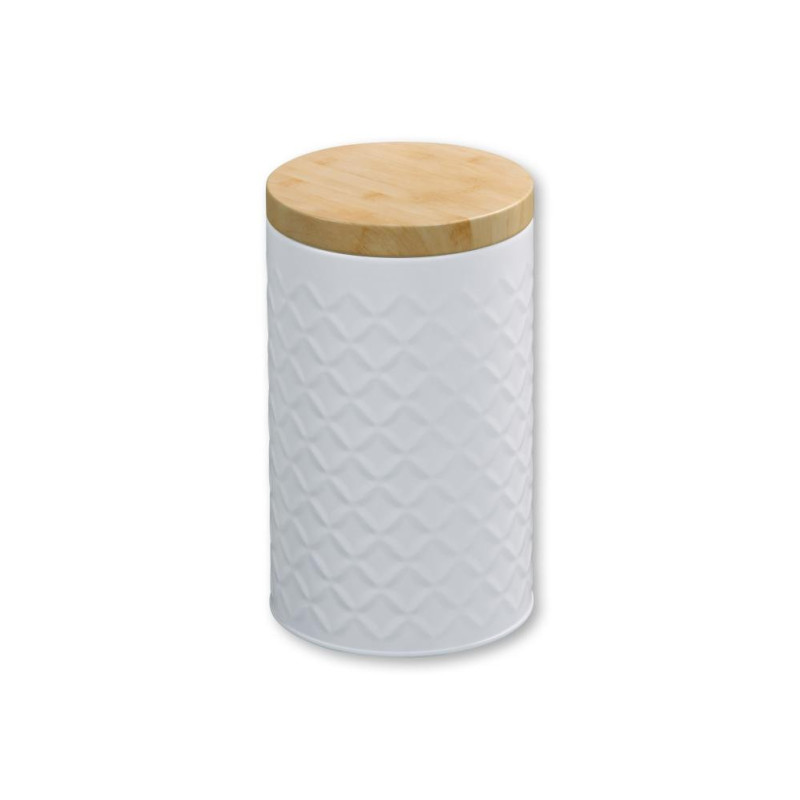 FOR STORAGE  CAPACITY  D11CM, H18.5CM, WHITE , KOKS/METĀLS, FSC, Kesper