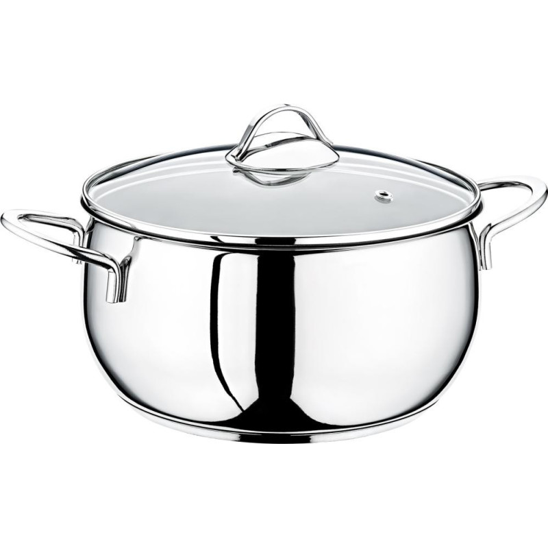 КАСТРЮЛЯ  24CM 5.7L, AR КРЫШКОЙ , N/T, O.M.S