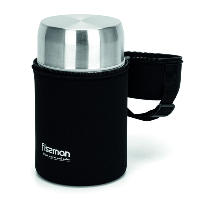 Pārtikas termoss 900 ml melnā čeholā (ner. tēr.)