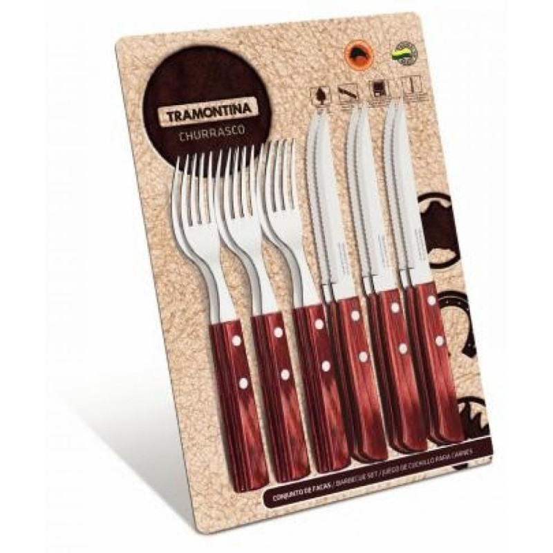 POLYWOOD PIEDERUMU SET.12PR., Tramontina