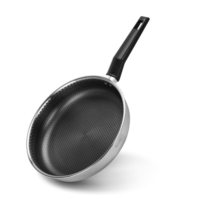5454 FISSMAN Deep frying pan IRON CHEF 28x6 cm with non-stick coating (stainless steel)