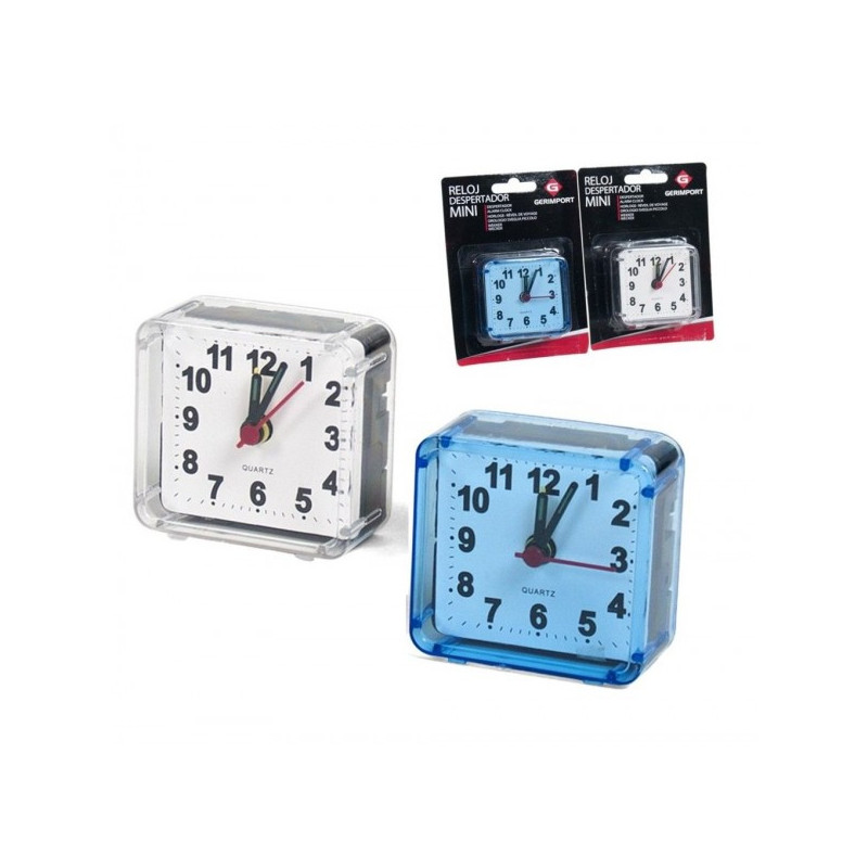 Laikrodis stalinis-žadintuvas 6*3*6cm MINI