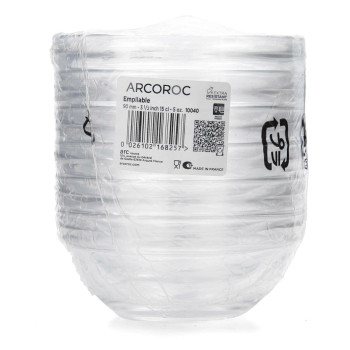 Uzkodu Bļoda Arcoroc 55391 Balts Stikls 14-9 cm 6 Daudzums