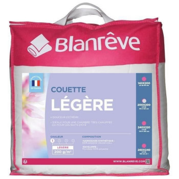 Audeklas Blanreve Lengvas Mikro audinys Balta 200 x 200 cm,,,