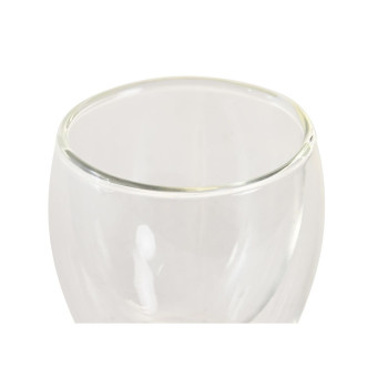 Glāžu komplekts DKD Home Decor Caurspīdīgs Stikls Borosilikāta glāze 100 ml 2 Daudzums