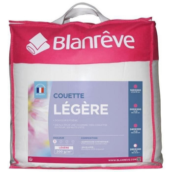 Audeklas Blanreve Lengvas Mikro audinys Balta 200 g/m² 240 x 260 cm,,,
