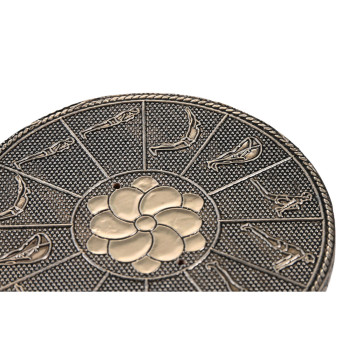 Aroomi põletaja DKD Home Decor Puit Alumiinium Indiaan 10 x 10 x 1 cm Viiruk,,,