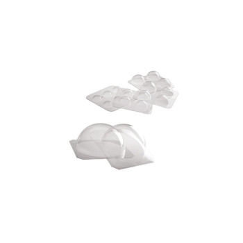 Kit 6 hemispherical moulds D10;13;14;15;17.5;20cm