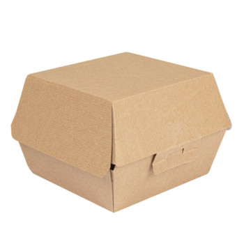 Container burger box NATURAL 14x12,5x9cm 50pcs
