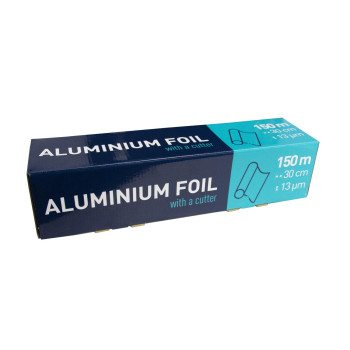 Aluminio plėvelė 30cm × 150m 13my ritulys [6]