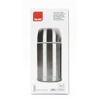 Maisto termosas 1000 ml 24 val. pilka