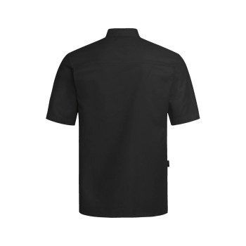 Chef jacket, black, XXL size, short sleev