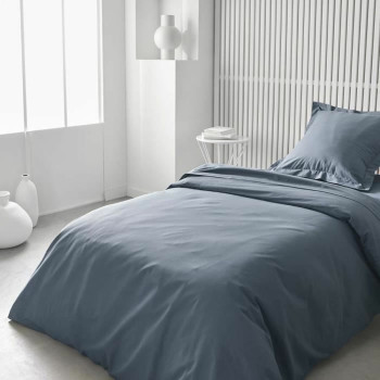 Fitted sheet TODAY Grey 90 x 190 cm Denim,,,