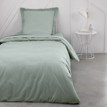 Fitted bottom sheet TODAY Essential Light Green 90 x 190 cm,,,