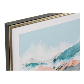 Paveikslas DKD Home Decor Rytietiškas Kalnas 70 x 4 x 70 cm (3 Dalys),,,