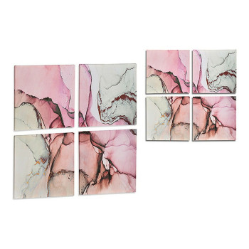Drobė Gift Decor PC342107 Drobė 35 x 7 x 35 cm Marmurą (4 Dalys),,,