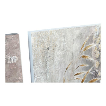 Kangas DKD Home Decor Mänd Kangas 100 x 3,8 x 100 cm,,,