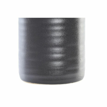 Vaza DKD Home Decor Juoda Porcelianas Šiuolaikiškas 13 x 13 x 32 cm,,,