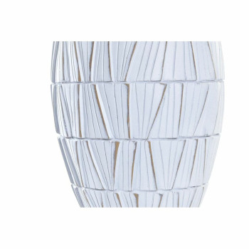 Vāze DKD Home Decor Balts Sveķi Moderns (19 x 19 x 60 cm),,,