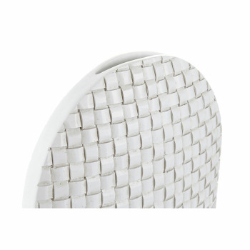 Vase DKD Home Decor White Resin Modern (30 x 10 x 45 cm),,,