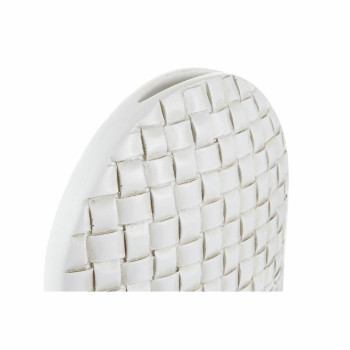 Vaza DKD Home Decor Balta Derva Šiuolaikiškas 18 x 6 x 28 cm,,,