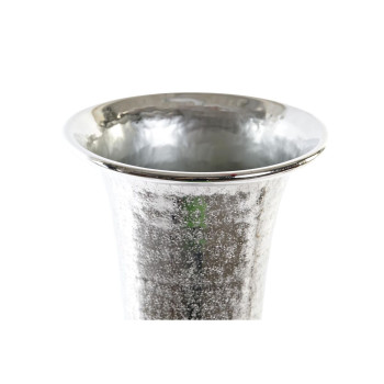 Vase DKD Home Decor 20 x 20 x 51 cm Silver Golden Aluminium Modern (2 Units),,,