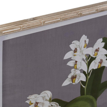 Картина DKD Home Decor Ель Стеклянный 50 x 60 x 2,8 cm 50 x 2,8 x 60 cm Цветы (6 Предметы)