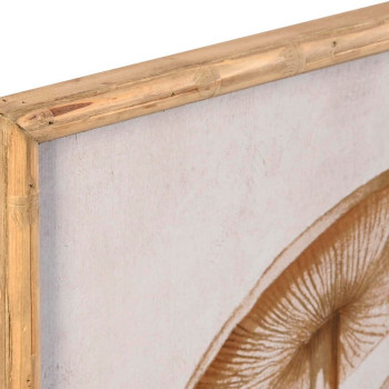 Картина DKD Home Decor Стеклянный 50 x 70 x 2,8 cm 50 x 2,8 x 70 cm Грибы (2 штук)