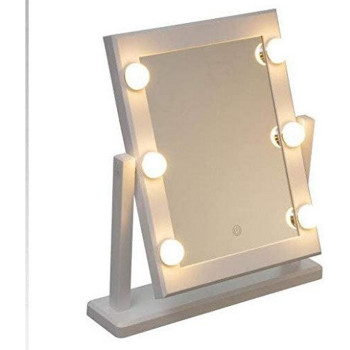 Pastatomas veidrodis su LED apšvietimu ir sensoriumi 5five Hollywood Balta 37 x 9 x 40,5 cm,,,
