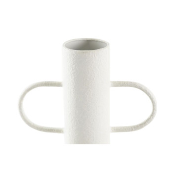 Vaas DKD Home Decor Valge Naturaalne Metall 20 x 16 x 40 cm,,,