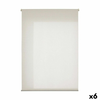 Roletai 120 x 180 cm Poliesteris Kreminė Plastmasinis (6 vnt.),,,