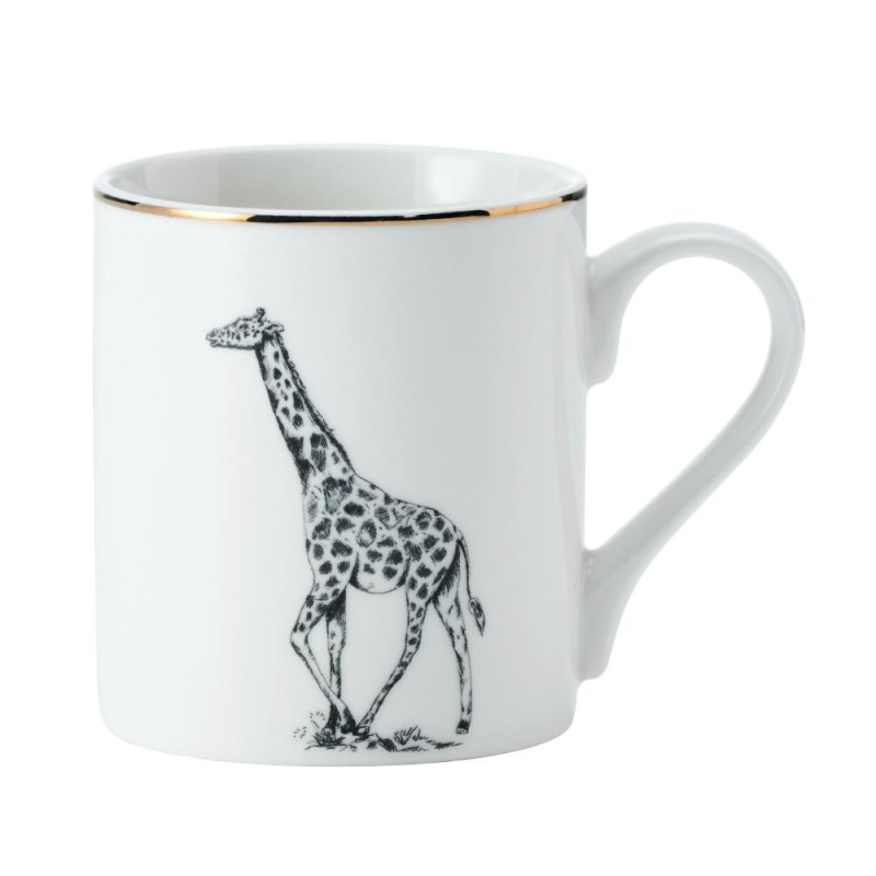 MIKASA GIRAFFE MUG 280ML, WHITE AR gold  KR. DEKORU, PORCELĀNS, Mikasa