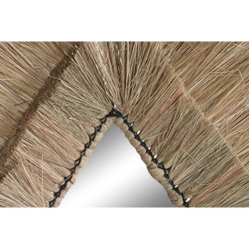 Sienas spogulis DKD Home Decor 62 x 5 x 80 cm Dabisks Asara Džuta,,,